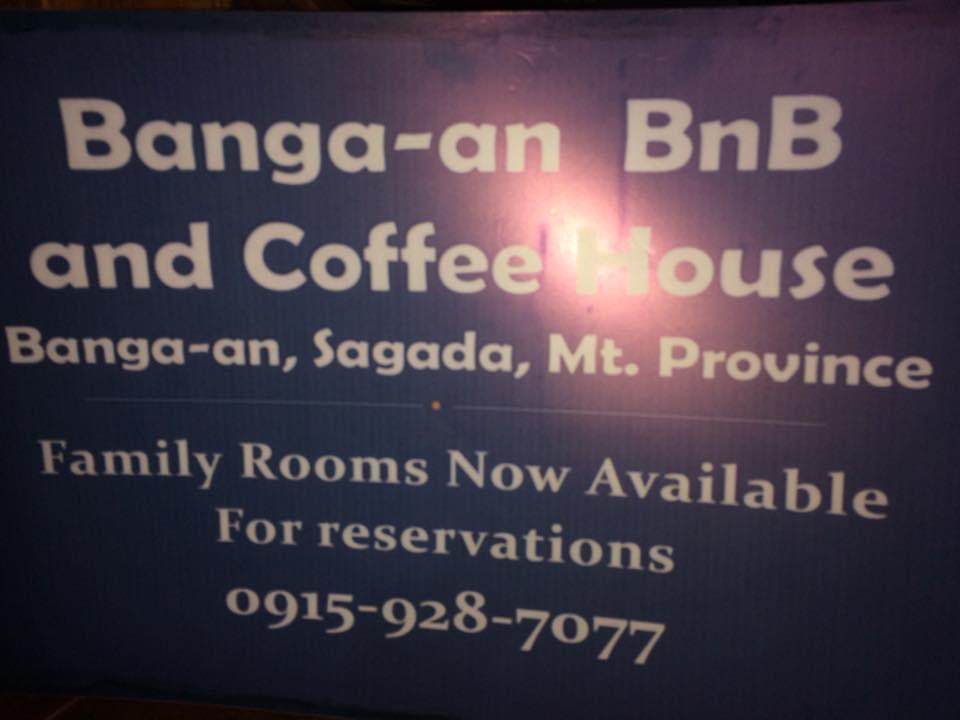 Banga-an BnB&Coffee House Hotel Sagada Bagian luar foto